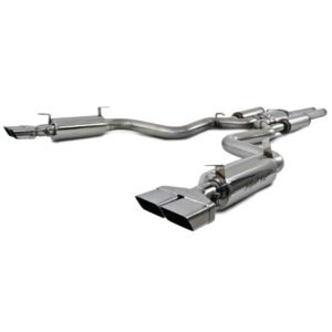 2008-2014 Dodge Challenger SRT8 6.1L Hemi T304 Stainless Steel 3in Cat Back Dual Split Rear (Street Version)