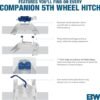 COMPANION™ FIFTH WHEEL HITCH B&W | RVK3405 | Companion™ Slider Fifth Wheel Hitch (includes BASERVB3405 + COUPLERRVC3006)