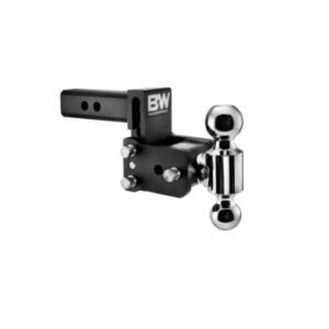 B&W | TS10035B | Tow & Stow Adjustable Ball Mount | Drop 3”, Rise 3½”