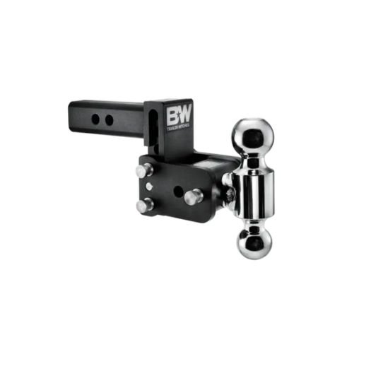 B&W | TS10038B | Tow & Stow Adjustable Ball Mount | Dual Ball