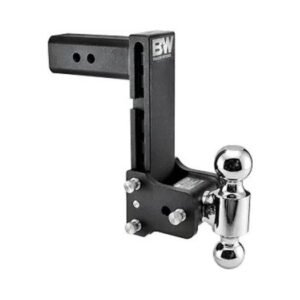 B&W | TS20043B | Tow & Stow Adjustable 2-Ball Hitch | 8½” Drop