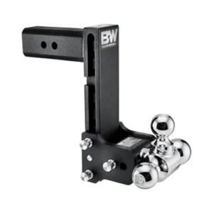 B&W | TS20050B | Tow & Stow 3-Ball Adjustable Hitch | 8½” Drop