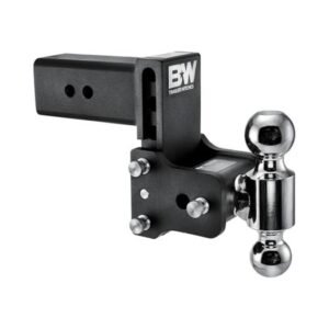 B&W | TS30037B | Tow & Stow 2-Ball Adjustable Hitch | 4½” Drop