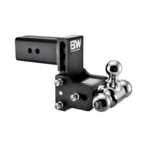 B&W | TS30048B | Tow & Stow 3-Ball Adjustable Hitch | 4½” Drop