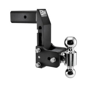 B&W | TS20066BMP | Tow & Stow 2-Ball Adjustable Hitch | 7” Drop