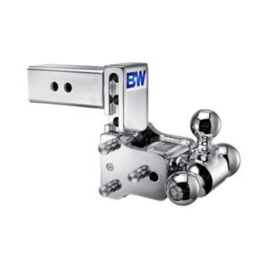B&W | TS20048C | Tow & Stow 3-Ball Chrome Hitch | 5” Drop B&W | TS20048C | Tow & Stow 3-Ball Chrome Hitch | 5” Drop