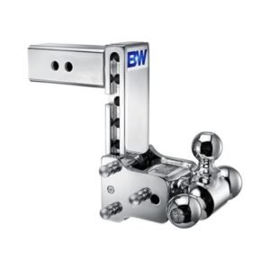 B&W | TS20049C | Tow & Stow 3-Ball Chrome Hitch | 7” Drop B&W | TS20049C | Tow & Stow 3-Ball Chrome Hitch | 7” Drop