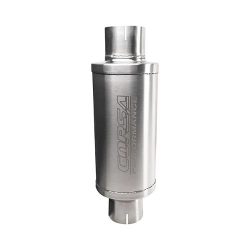 Corsa - 304 Stainless Steel 3in I.D. Pro Series Packed Resonator (Slip Fit) (6-8DB) - Brushed (PKM2002)