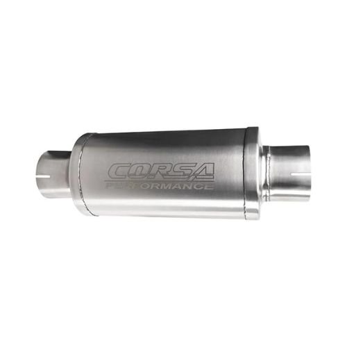 Corsa - 304 Stainless Steel 3in I.D. Pro Series Packed Resonator (Slip Fit) (6-8DB) - Brushed (PKM2002)