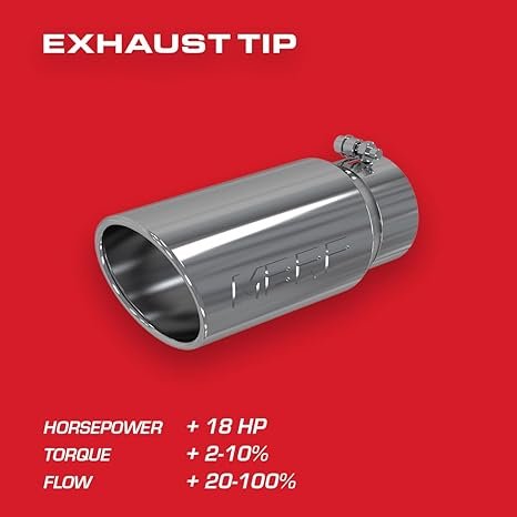 MBRP 5" Angled Rolled-End Exhaust Tip (T5051) – T304 Stainless Steel