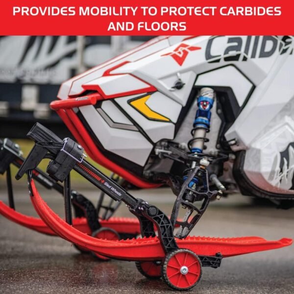 Caliber Sled Wheels 13585 Universal Snowmobile Transport Kit – Pair