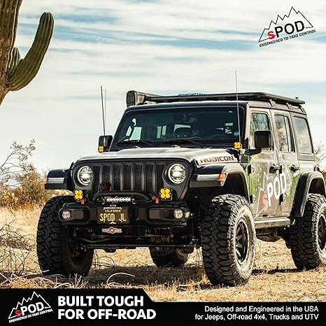 81Aj1o+PXpL._AC_SX466_ sPOD BantamX 8-Circuit Touch Screen Power Management System for Jeep JL/JT