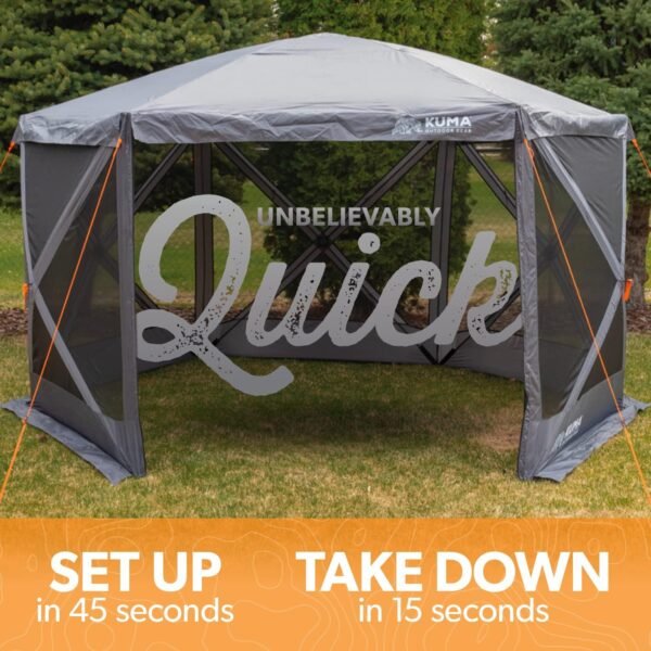 Kuma Outdoor Gear Bear Den Gazebo – Portable Camping Gazebo with Carry Bag