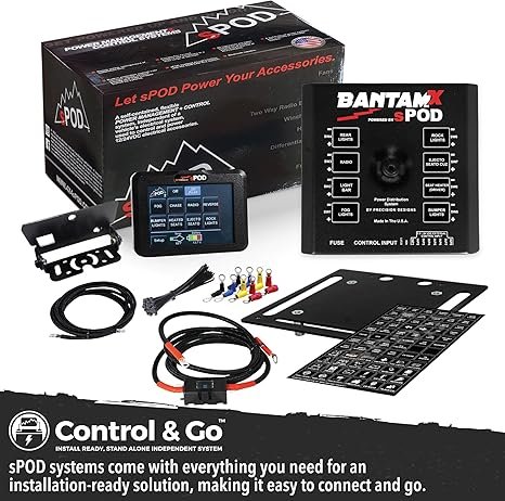 sPOD BantamX 8-Circuit Universal Touch Screen Power Management System
