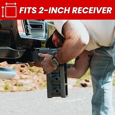 GEN-Y | GH-324 | 7.5″ Adjustable Hitch – 10,000 lb Capacity (2″ Receiver)