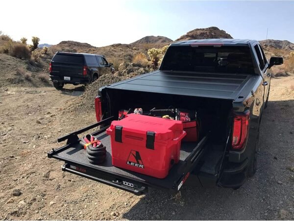 LEER | 650300 | HF650M Quad-Folding Truck Bed Tonneau Cover (Black)