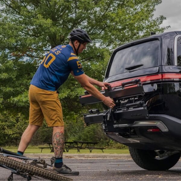 Kuat Piston Pro X Hitch Rack – 2" | LED Dual Ratchet, No-Frame-Contact 2-Bike Platform