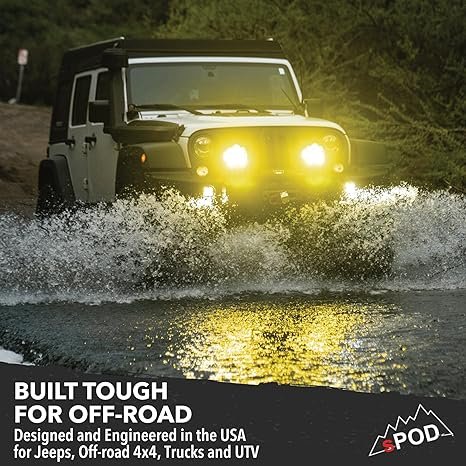 sPOD BantamX 8-Circuit Touch Screen Power Management System for Jeep JK