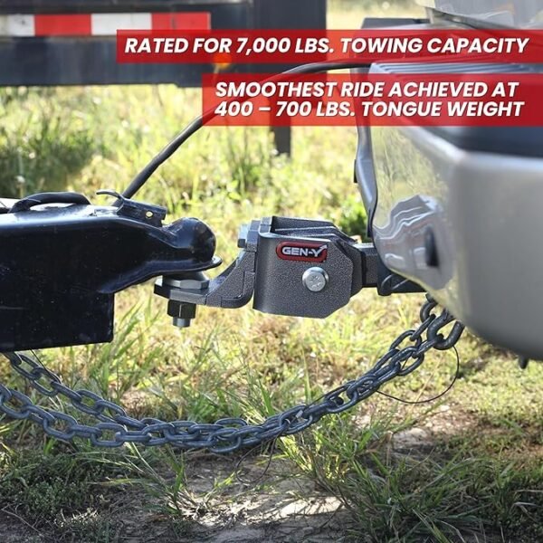 GEN-Y | GH-12001 | Ball Mount for 2" Receiver – 7,000 lb Towing Capacity