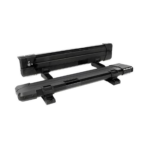 Kuat Switch 4 Ski & Snowboard Rack – Universal Rooftop, Flip-Down Design | Black