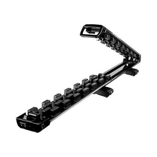 Kuat Grip 4 Ski & Snowboard Rack – Black with Gray Anodize | Slide-Out, Locking, Universal Rooftop Carrier