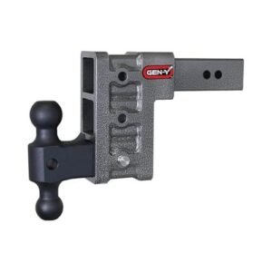 Gen-Y GH-613 – Mega-Duty Adjustable Drop Hitch (21,000 lb / 3,000 lb, Dual-Ball)