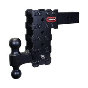 GEN-Y | GH-2414X | Solid Shank Adjustable Tow Hitch – 7.5″ Drop, 16,000 lb Capacity