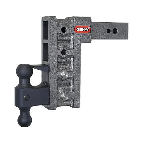 GEN-Y | GH-1624 | MEGA-Duty 9″ Adjustable Drop Hitch – 32,000 lb Capacity
