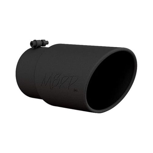 MBRP 5″ Inlet Black Exhaust Tip – 6″ Outlet, 12″ Overall Length (T5075BLK)