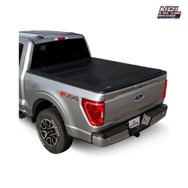 LEER | 650112 | HF650M Quad-Folding Truck Bed Tonneau Cover (Black)