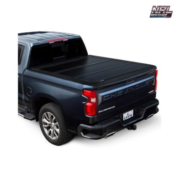 LEER | 631300 | HF350M Tri-Folding Truck Bed Tonneau Cover (Black)