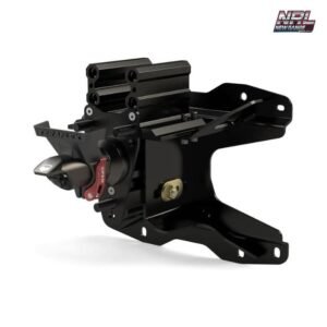 TeraFlex 4838910 JL/JLU Alpha HD Adjustable Spare Tire Mount Kit – Heavy-Duty Black Spare Carrier