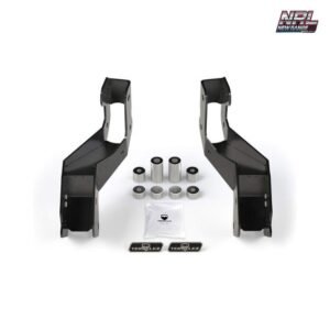 TeraFlex 1938125 JL/JLU Drop Bracket Kit – Front Suspension Drop for 2.5″–4″ Lifts