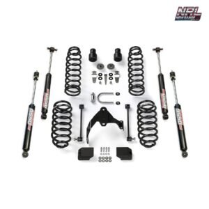 TeraFlex 1251000 2.5″ Lift Kit for Jeep JK 4-Door (Includes 4 Shocks)