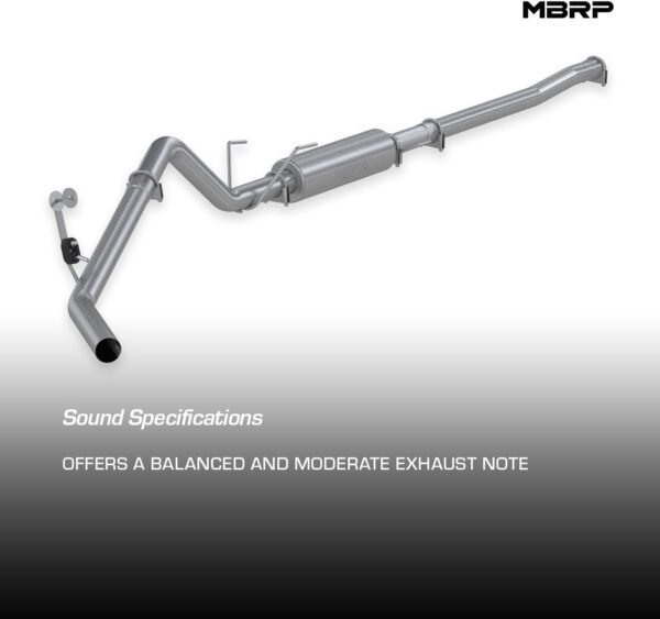 MBRP S5148P | Cat-Back Exhaust System T409 Stainless Performance Bolt-On
