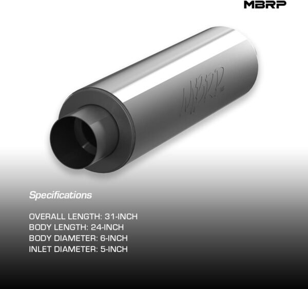 MBRP GP290022 | Exhaust Tip Stainless Steel Polished Universal Fit