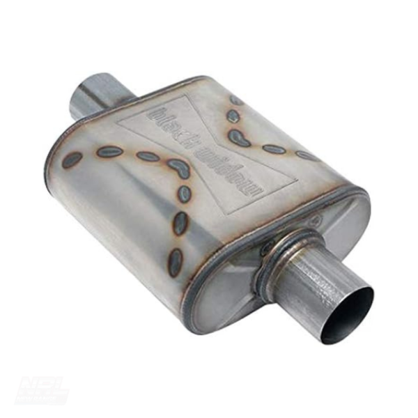 Black Widow BW0010-C Race Venom Muffler 3" Center/Center Stainless