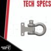 BulletProof Hitches Adjustable Extreme Duty Clevis Shackle Mount