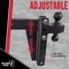 BulletProof Hitches 2.5" Adjustable Heavy Duty Trailer Hitch