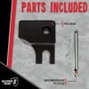 BulletProof Hitches Pintle Attachment – Heavy Duty Solid Steel Pintle Mount for Heavy & Extreme Duty Hitches