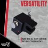 BulletProof Hitches Pintle Attachment – Heavy Duty Solid Steel Pintle Mount for Heavy & Extreme Duty Hitches