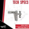 Adjustable Medium Duty Trailer Hitch
