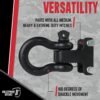 BulletProof Hitches Adjustable Extreme Duty Clevis Shackle Mount