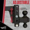 BulletProof Hitches 2.0" Adjustable Heavy Duty Trailer Hitch