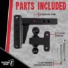 BulletProof Hitches 2.0" Adjustable Extreme Duty Trailer Hitch