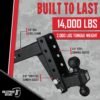 Adjustable Medium Duty Trailer Hitch