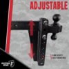 Adjustable Heavy Duty Trailer Hitch Adjustable Heavy Duty Trailer Hitch