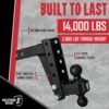 BulletProof Hitches 2.0" Adjustable Medium Duty Trailer Hitch