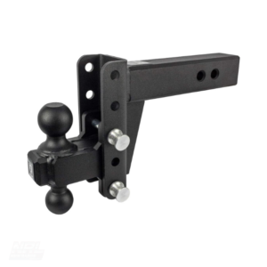 BulletProof Hitches 2.5″ Adjustable Extreme Duty Trailer Hitch (36,000 lb Rating) – 4″ Drop/Rise, Dual Ball BulletProof Hitches 2.5″ Adjustable Extreme Duty Trailer Hitch (36,000 lb Rating) – 4″ Drop/Rise, Dual Ball