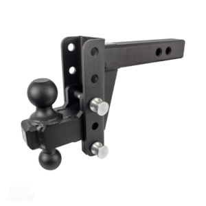 BulletProof Hitches 2.0″ Adjustable Extreme Duty Trailer Hitch (30,000 lb Rating) – 4″ Drop/Rise, Dual Ball BulletProof Hitches 2.0″ Adjustable Extreme Duty Trailer Hitch (30,000 lb Rating) – 4″ Drop/Rise, Dual Ball